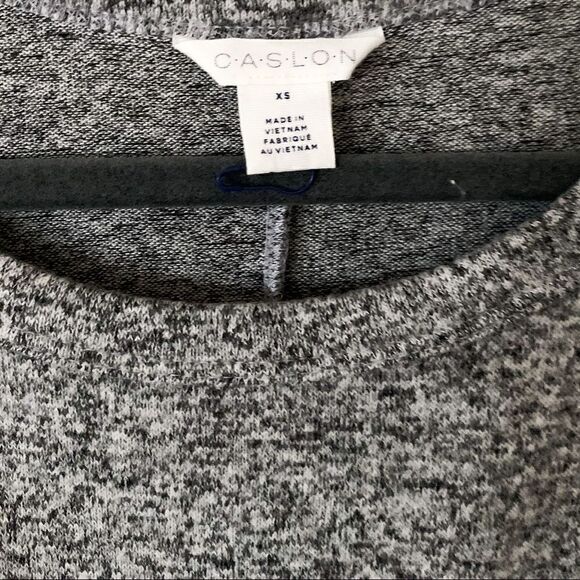 NWT Caslon Tie Waist Long Sleeve Peplum Knit Top - Picture 5 of 6